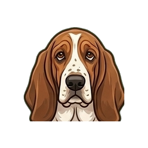 Illustration of a Basset Hound