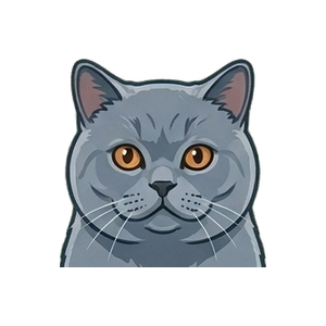 Illustration of a British Shorthair