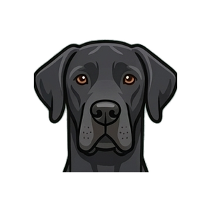 Illustration of a Great Dane