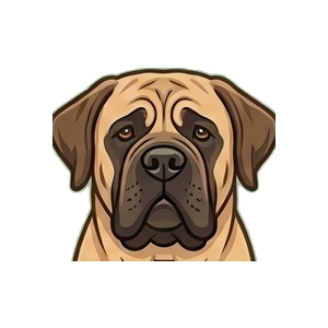 Illustration of a Mastiff