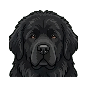 Illustration of a Newfoundland