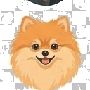 Illustration of a Pomeranian