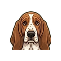 Basset Hound illustration