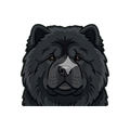 Chow Chow illustration