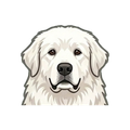 Great Pyrenees illustration