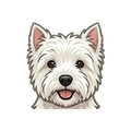 West Highland White Terrier illustration